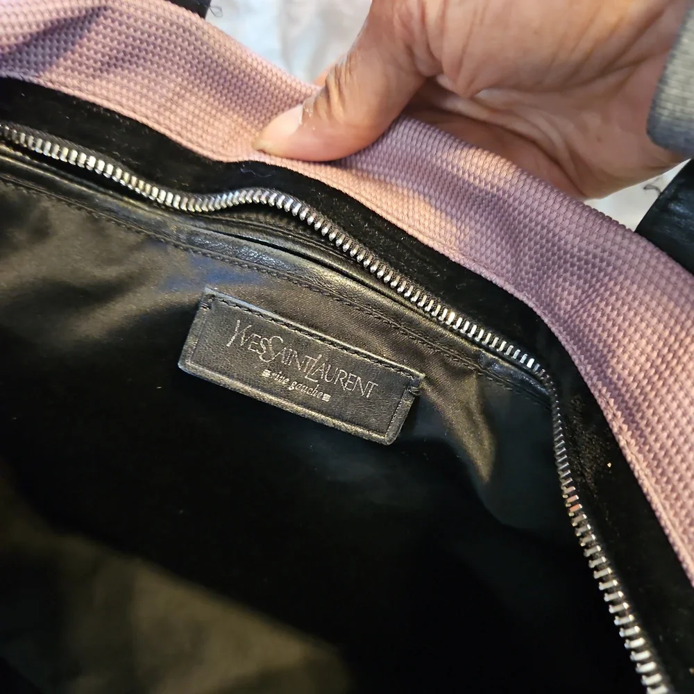 Yves Saint Laurent Rive Gauche Nylon Shoulder Bag - Picture 6 of 11